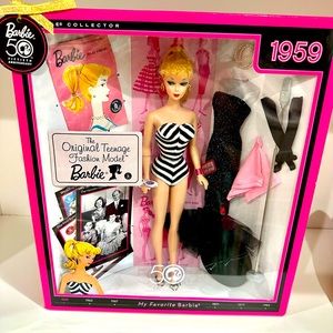 50th anniversary 1959 Barbie doll original